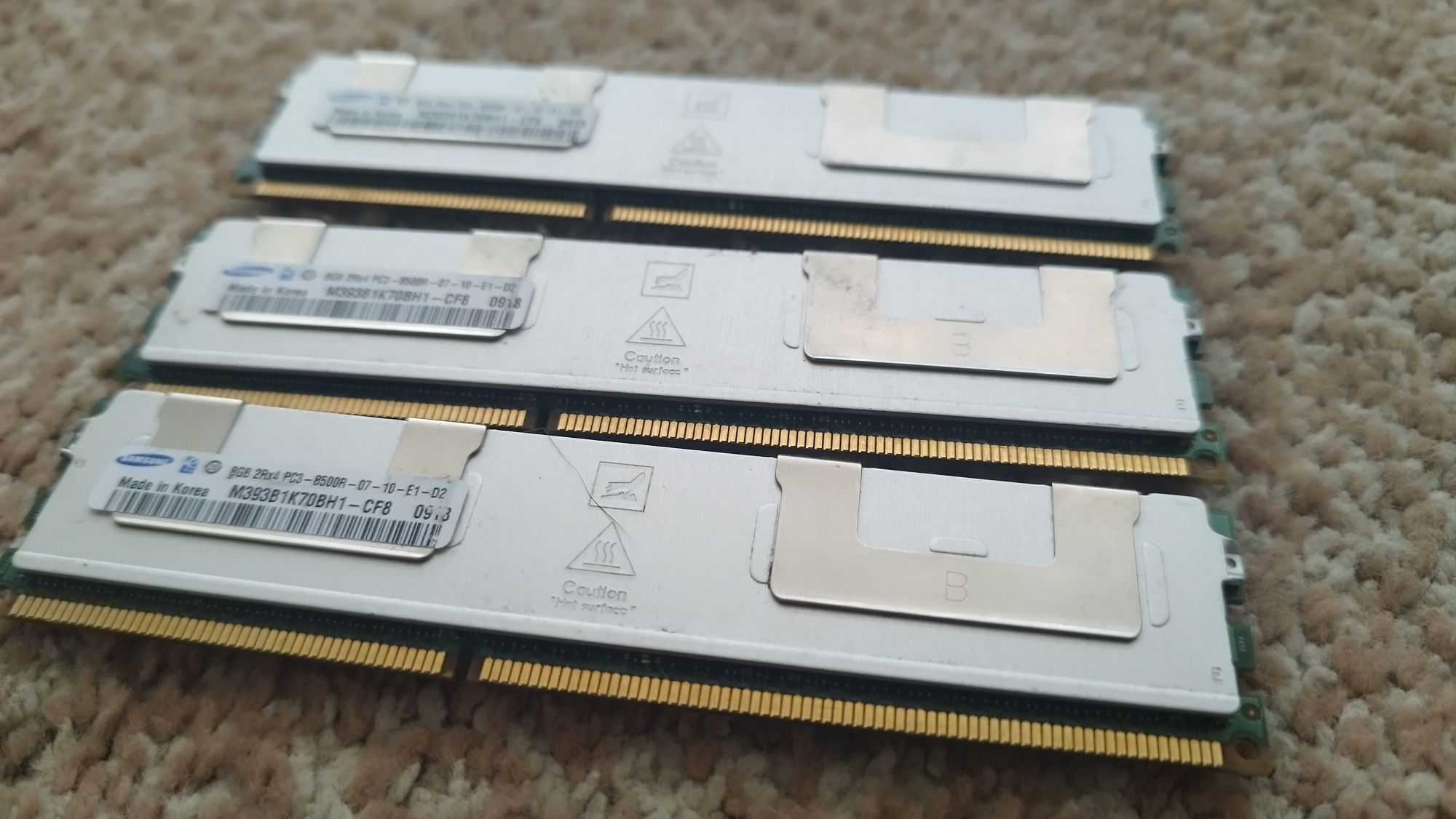 Pamięć RAM Serwerowa DDR3 Samsung 3x 8GB