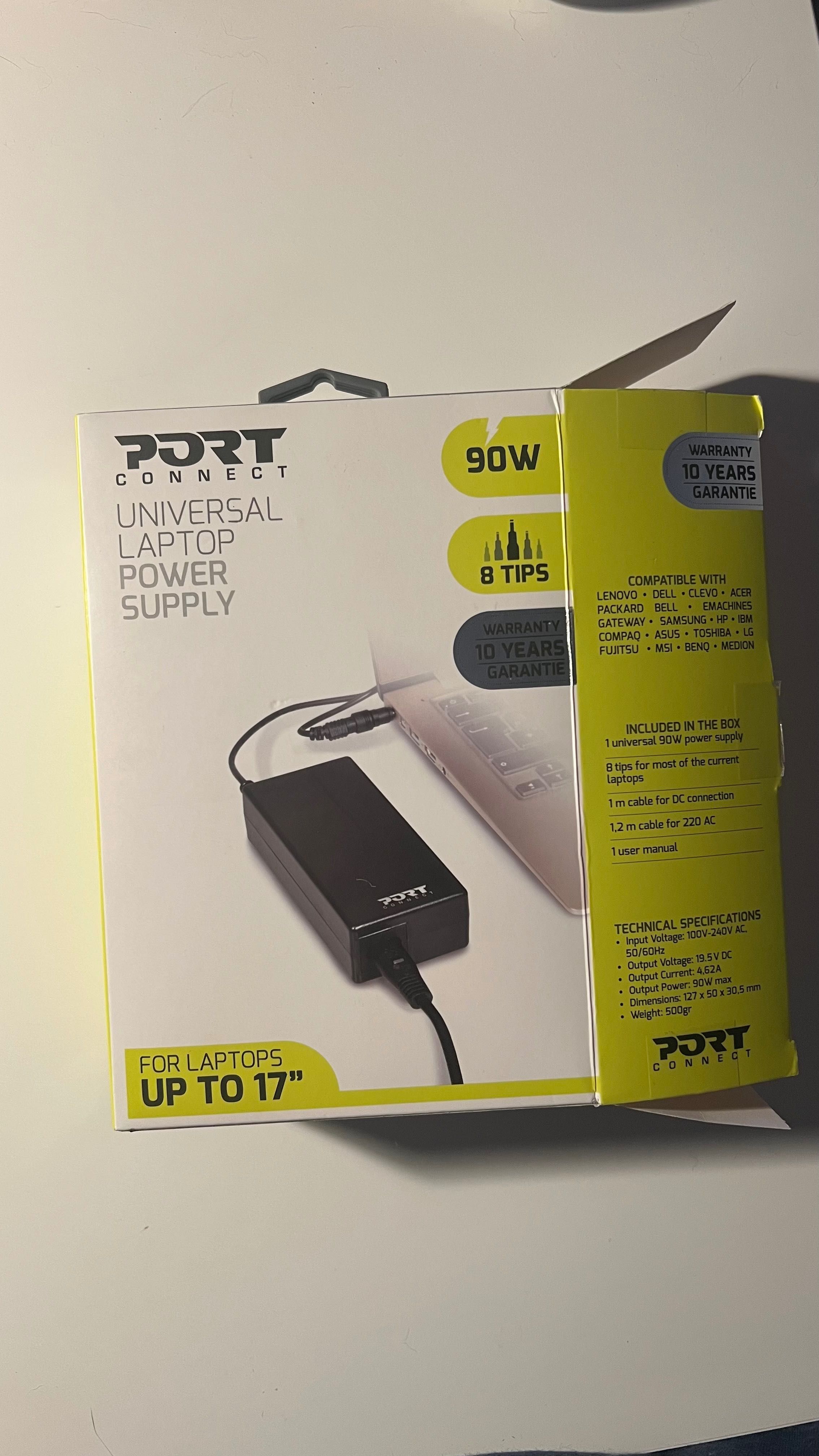 Carregador Universal Port Connect Laptop Power Supply | 8 entradas