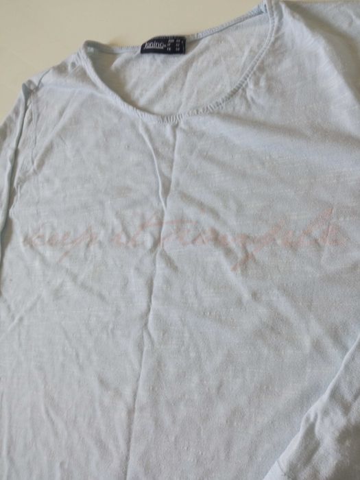 Janina damska koszulka bluzka 3/4rękaw r 48