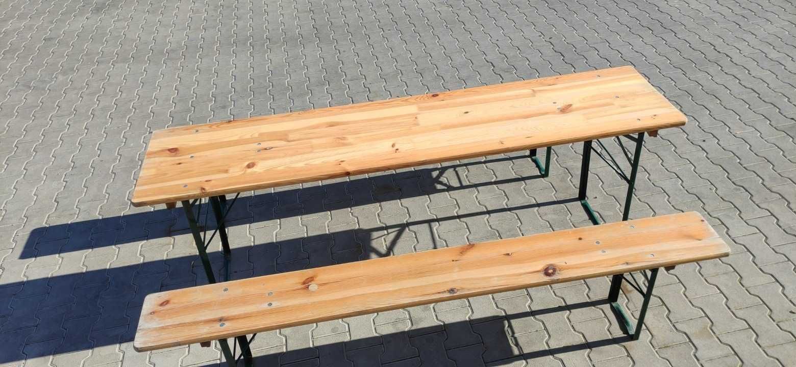 Komplety piwne 220x50 ławostoły komplety barowe w bardzo dobrym stanie