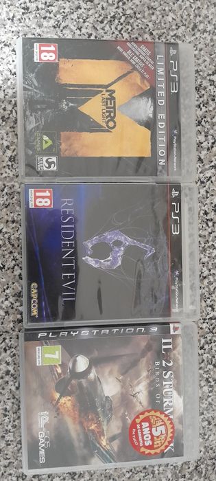 Metro last night/Resident evil 6/Il 2 Sturmovik Playstation 3