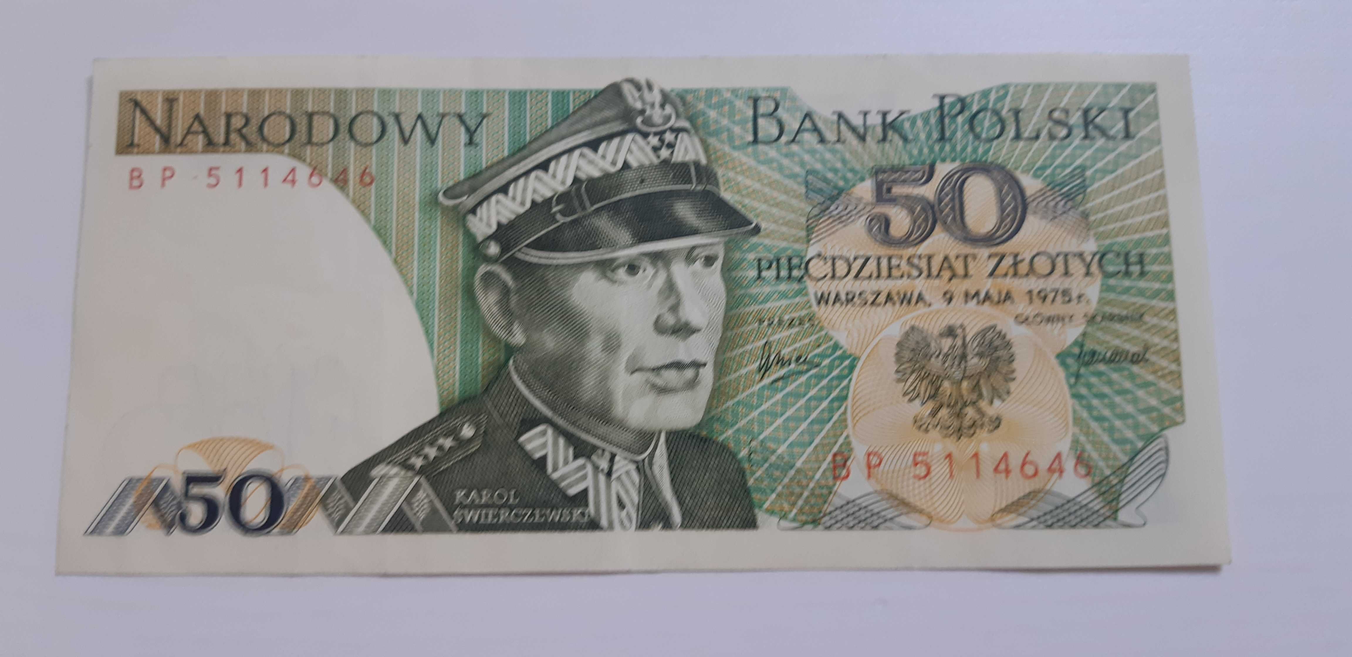 50 zł 1975 BP stan UNC I -