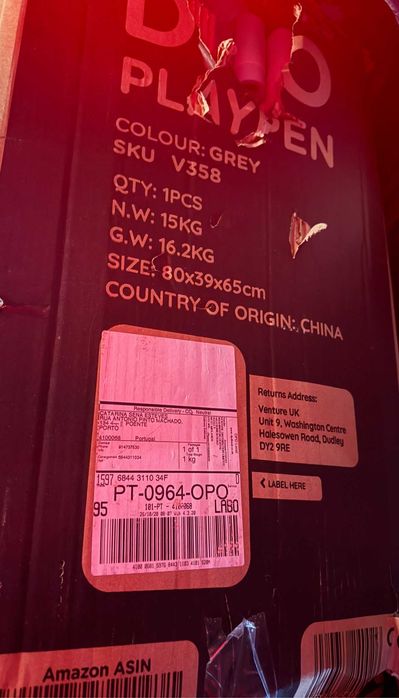 Parque Infantil DUO PLAYPEN - inclui bolas e brinquedos do parque