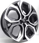 Alufelgi RENAULT 18" 5x114,3 ORYGINALNE NOWE grafit poler