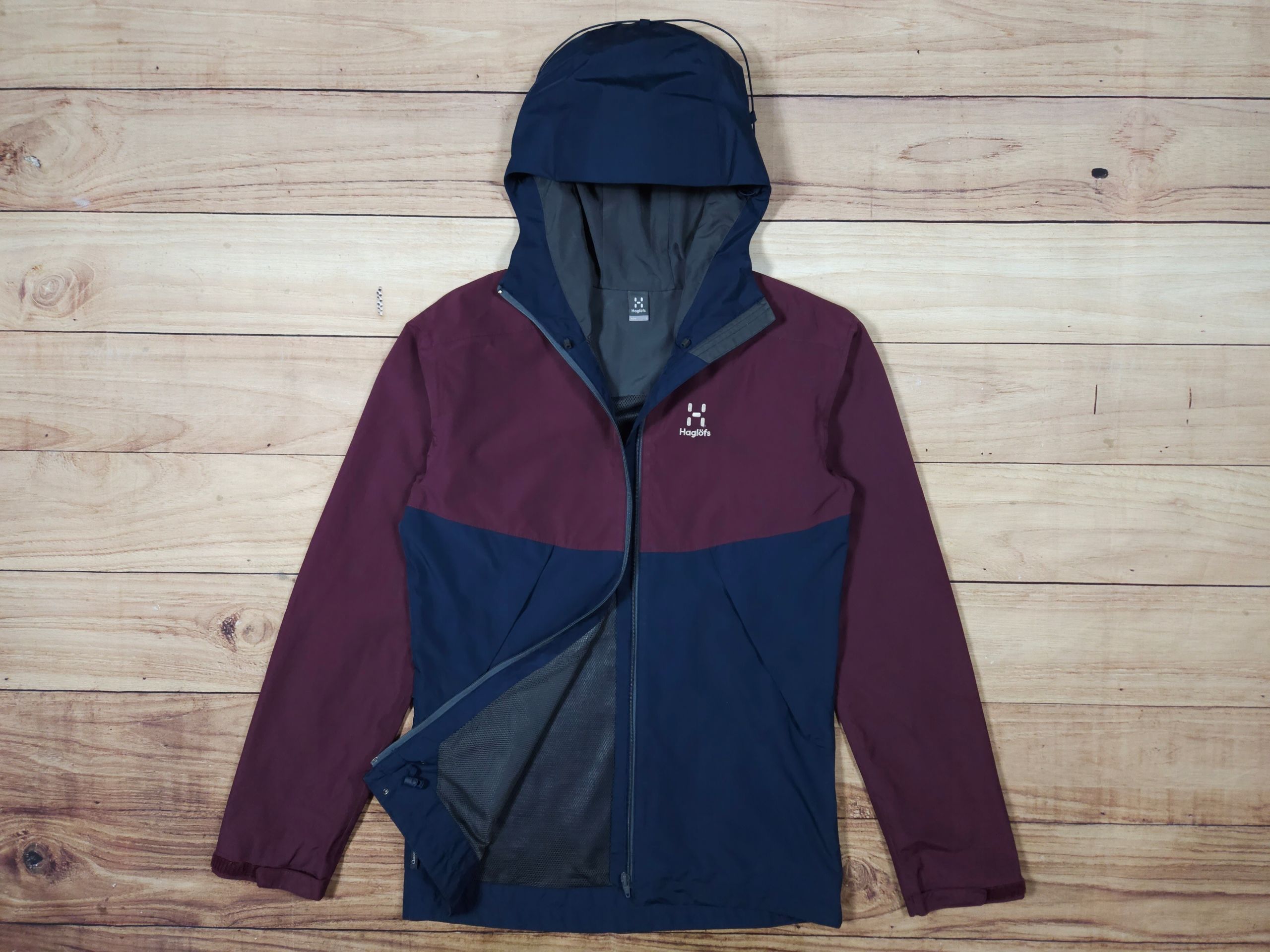 HAGLOFS Mila Rain Kurtka Męska Proof Logowana r. S/M