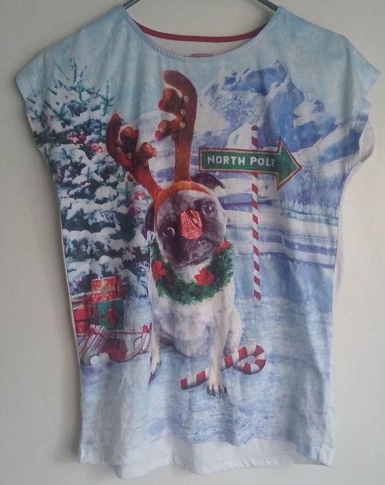 Koszulka świąteczna north pole