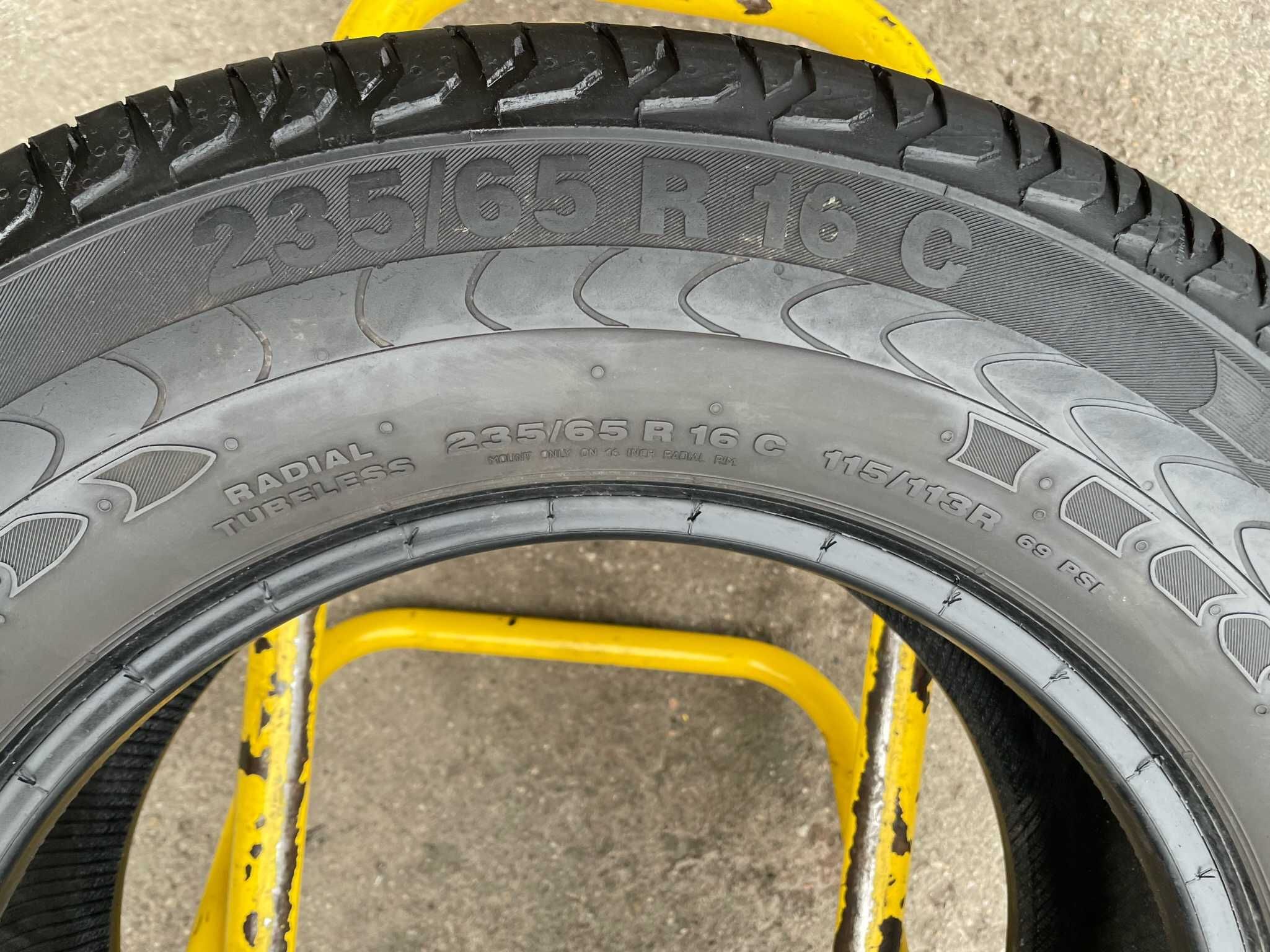 4X OPONY LETNIE 235/65R16C 115/113R Continental Vanco 2 2013R 8MM