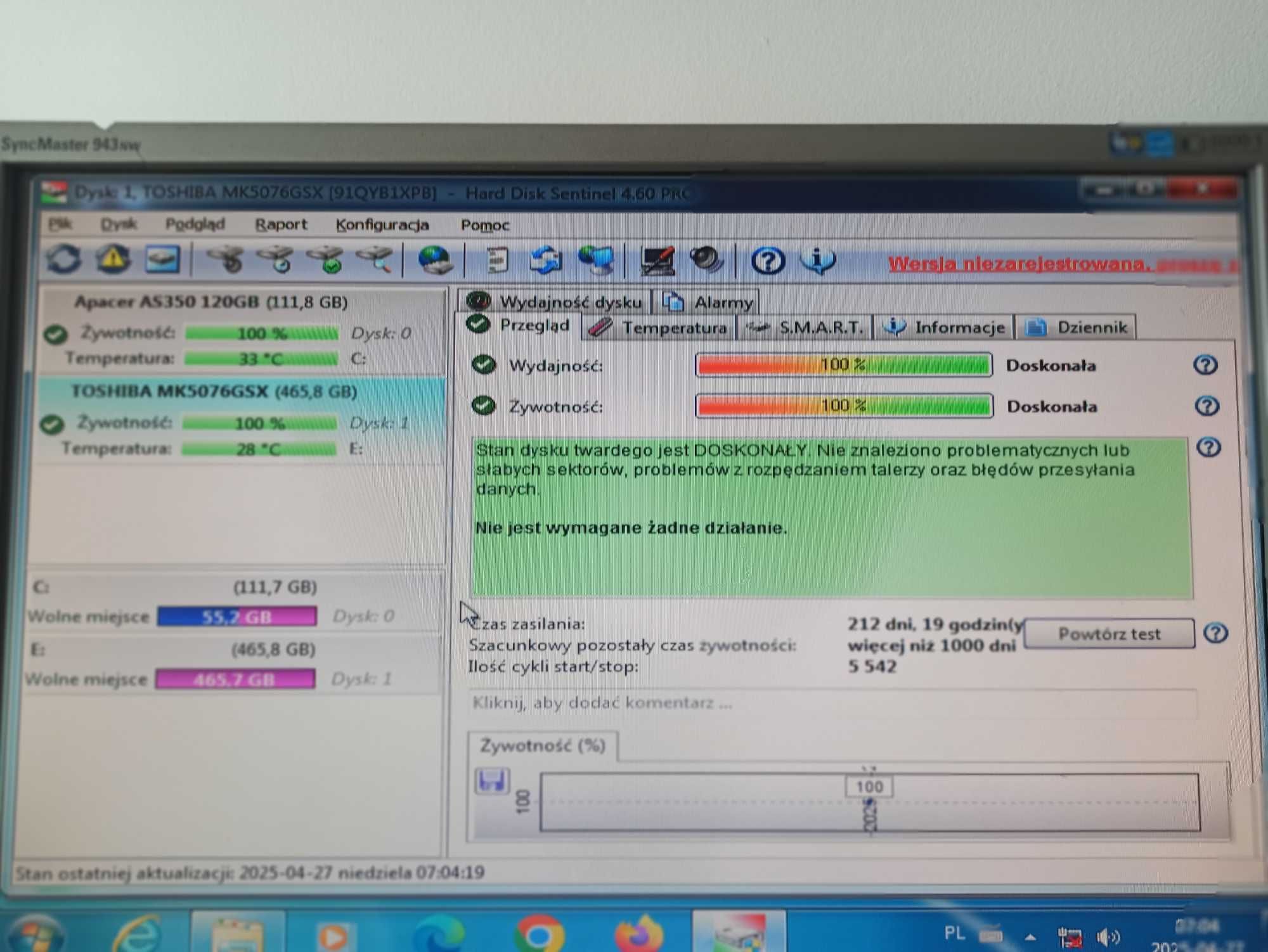 Sprawny komputer: Intel i5-3350P 4x3,1GHz/RAM8/SSD120+HDD500/GT520