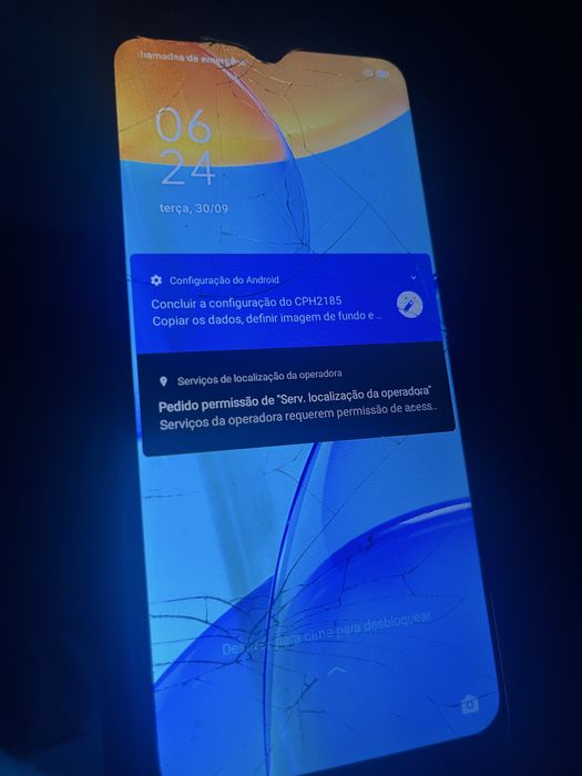 telemovel oppo azul
