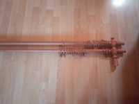 Karnisz drewniany podwójny długość 180 cm