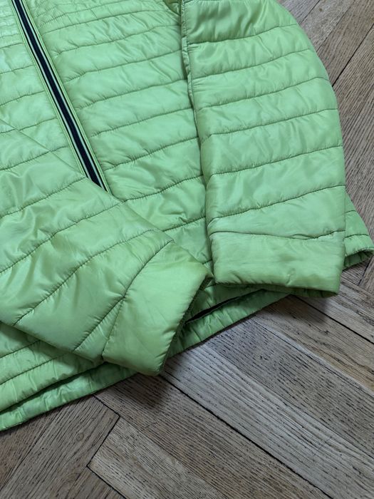 Микро пуховик куртка Hugo Boss М размер салатовый цвет thermore