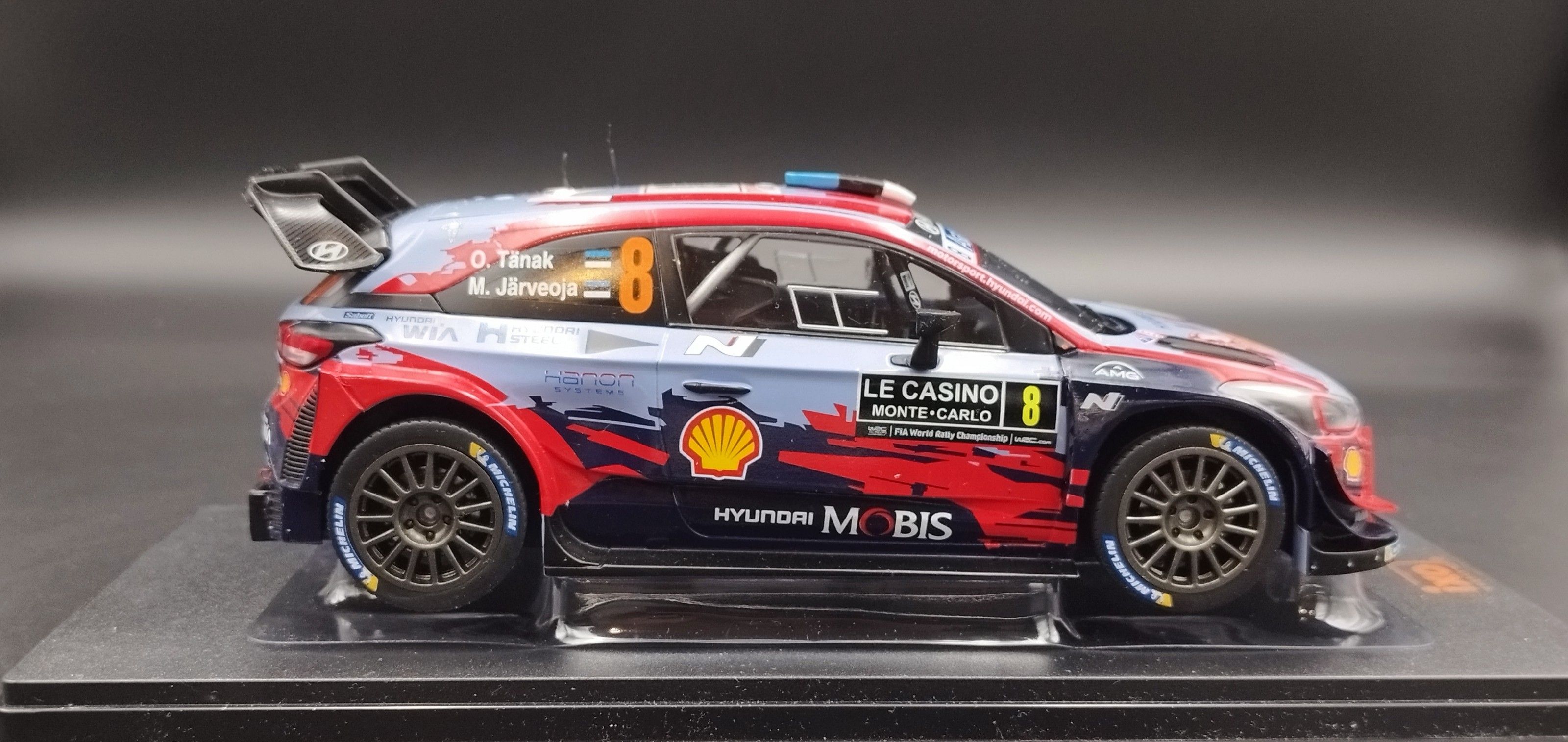 1:18 IXO Hyundai I20 WRC #8 O.Tanak Rally 2020