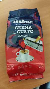 Кофе lavazza Crema e gusto Classico в зёрнах 1кг