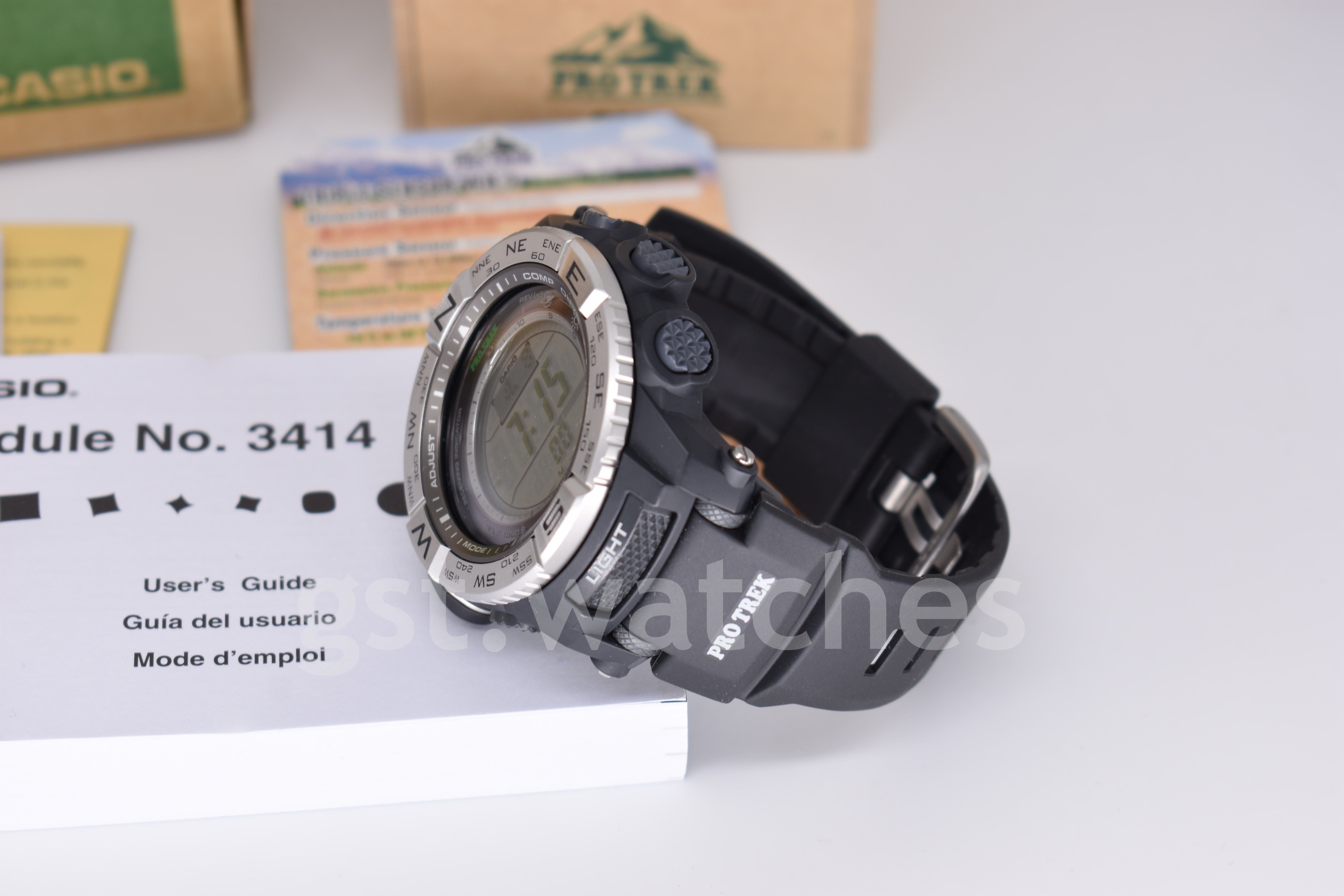 Casio Pro-Trek PRW-3500-1E NEW ORIGINAL | Triple Sensor | Tough Solar