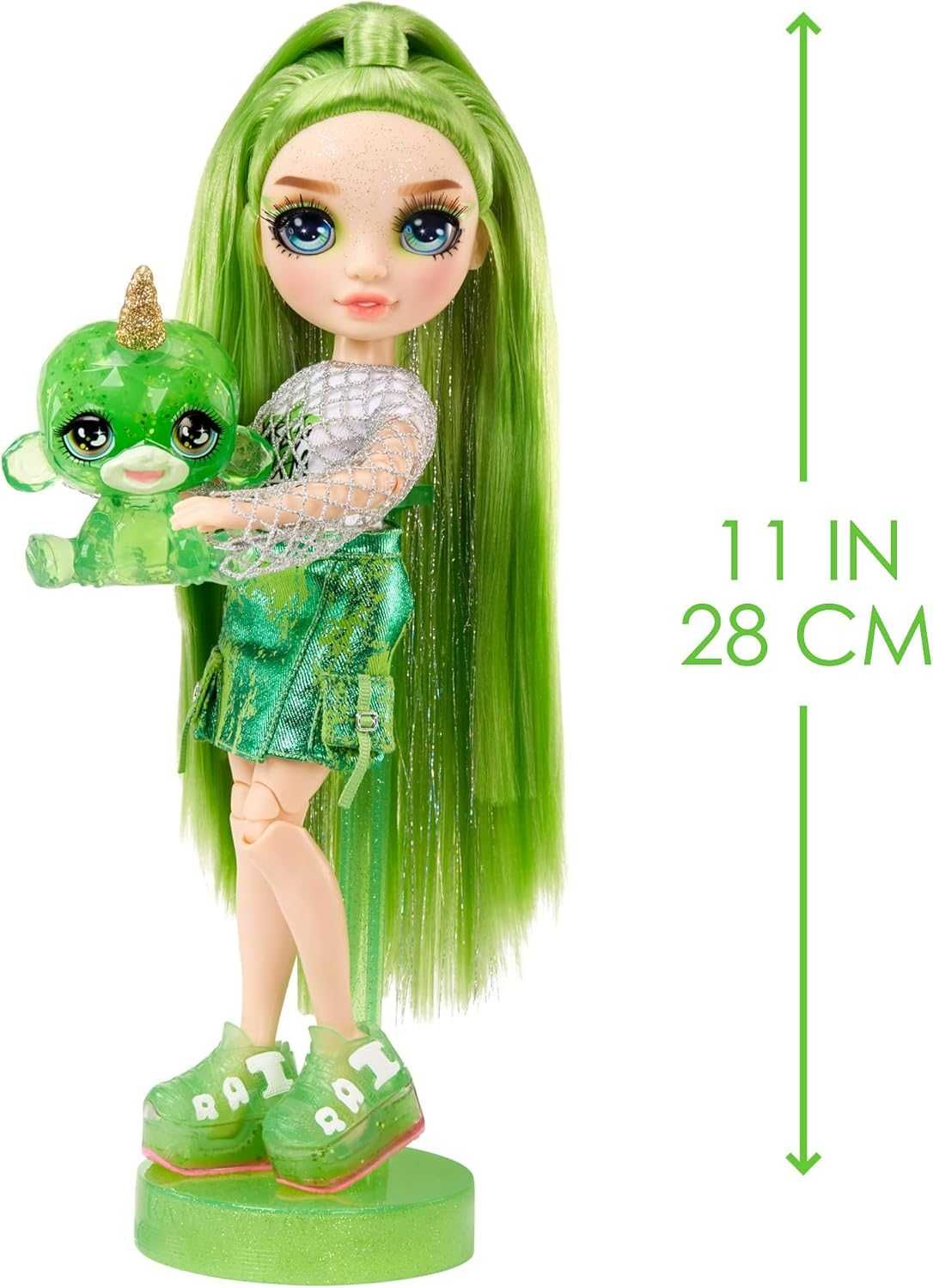 Рейнбоу хай Джейд зелена з слаймом Rainbow High Jade Green Slime