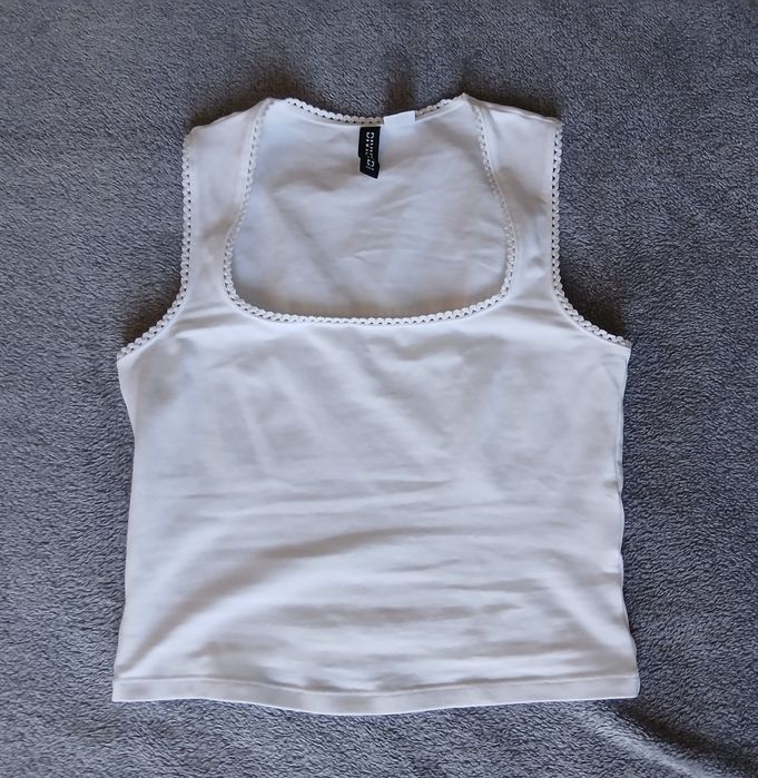 Короткая майка H&M xs