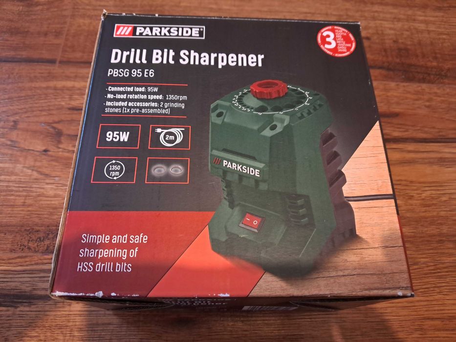 Ostrzalka do wiertel 95w Parkside jak nowa