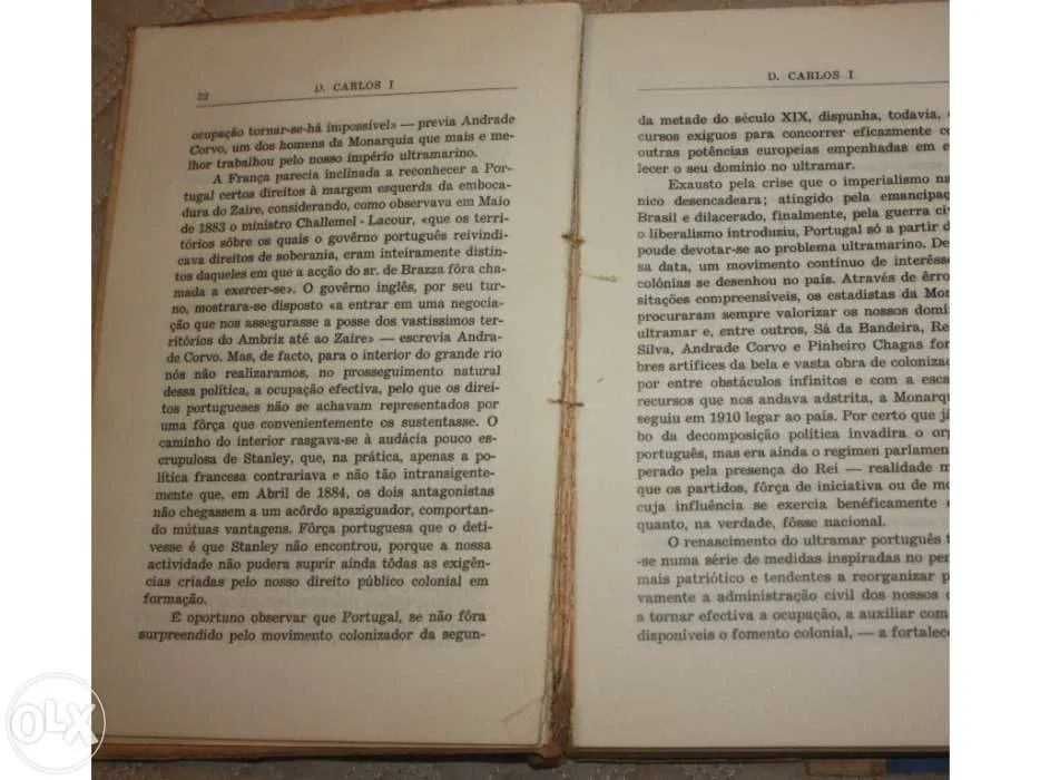 Livro-D. Carlos I por Luís Vieira de Castro de 1936
