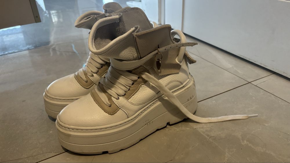 Buty Beyco bialo bezowe