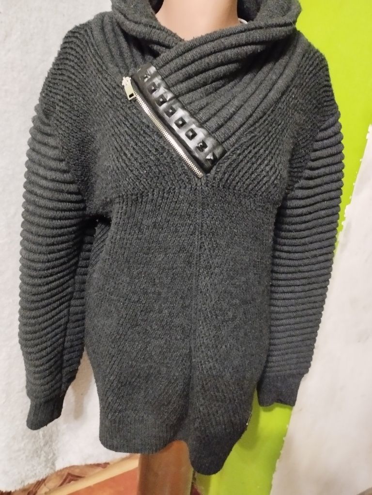 Sweter damski gruby