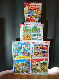 6x Puzzle Psi Patrol, Super Wings, Cars, Bing, Progres. Stan b.d.! 4+