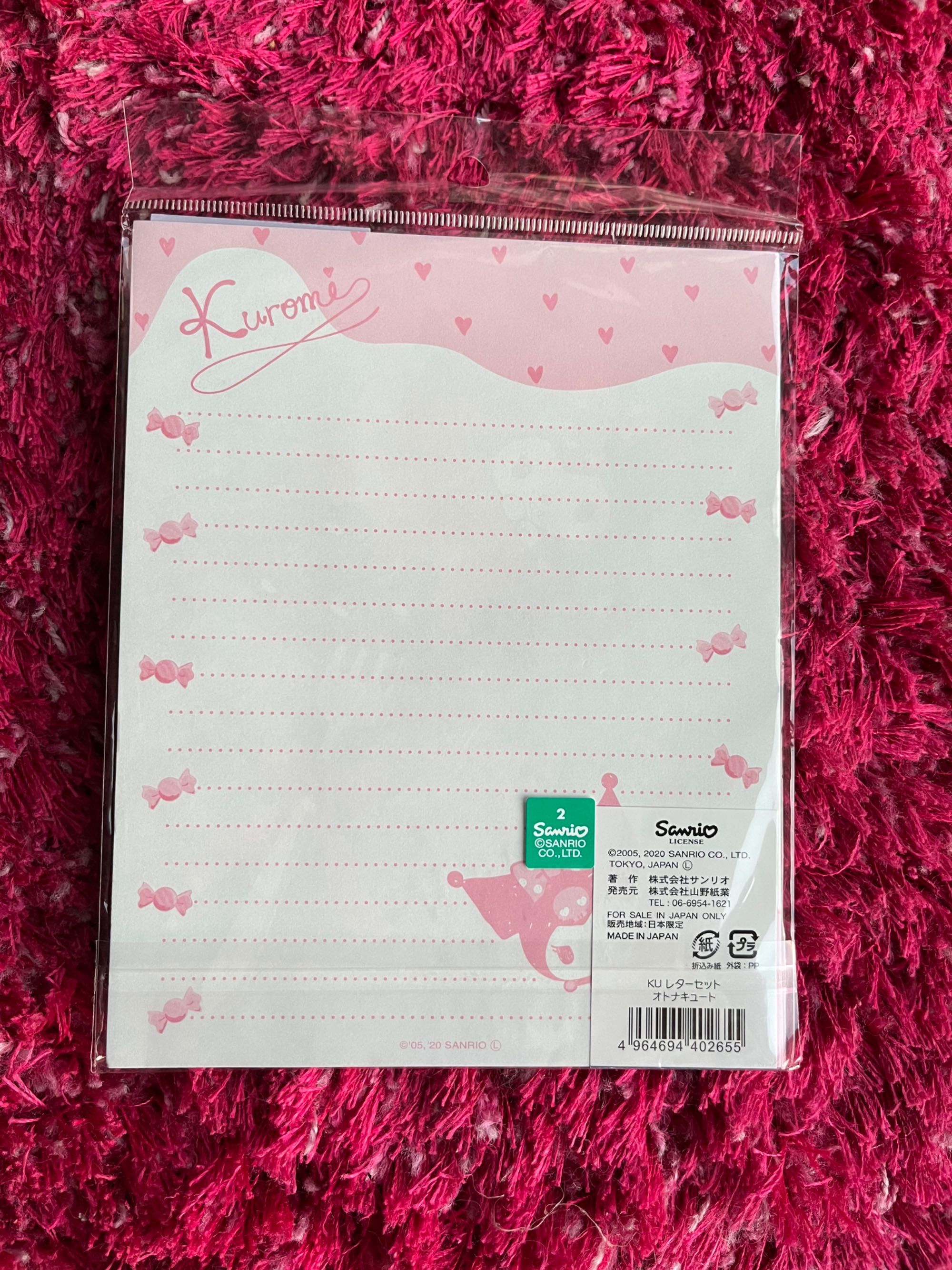 Zestaw papierniczy naklejki Sanrio Hello Kitty Kuromi