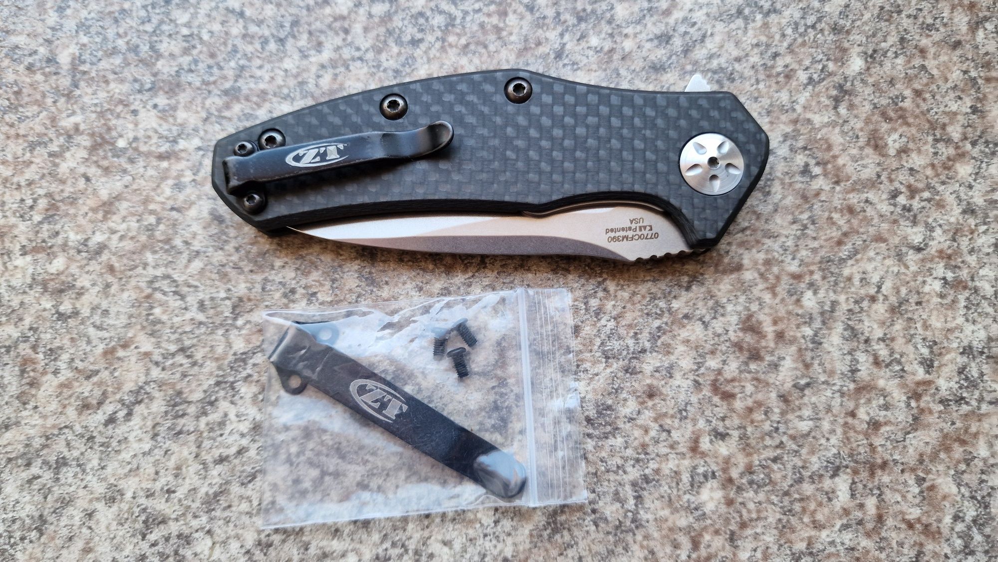 Nóż Zero Tolerance ZT 770CF M390