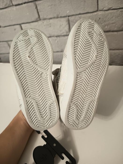 Nowe buty ocieplane za kostke brokatowe 24