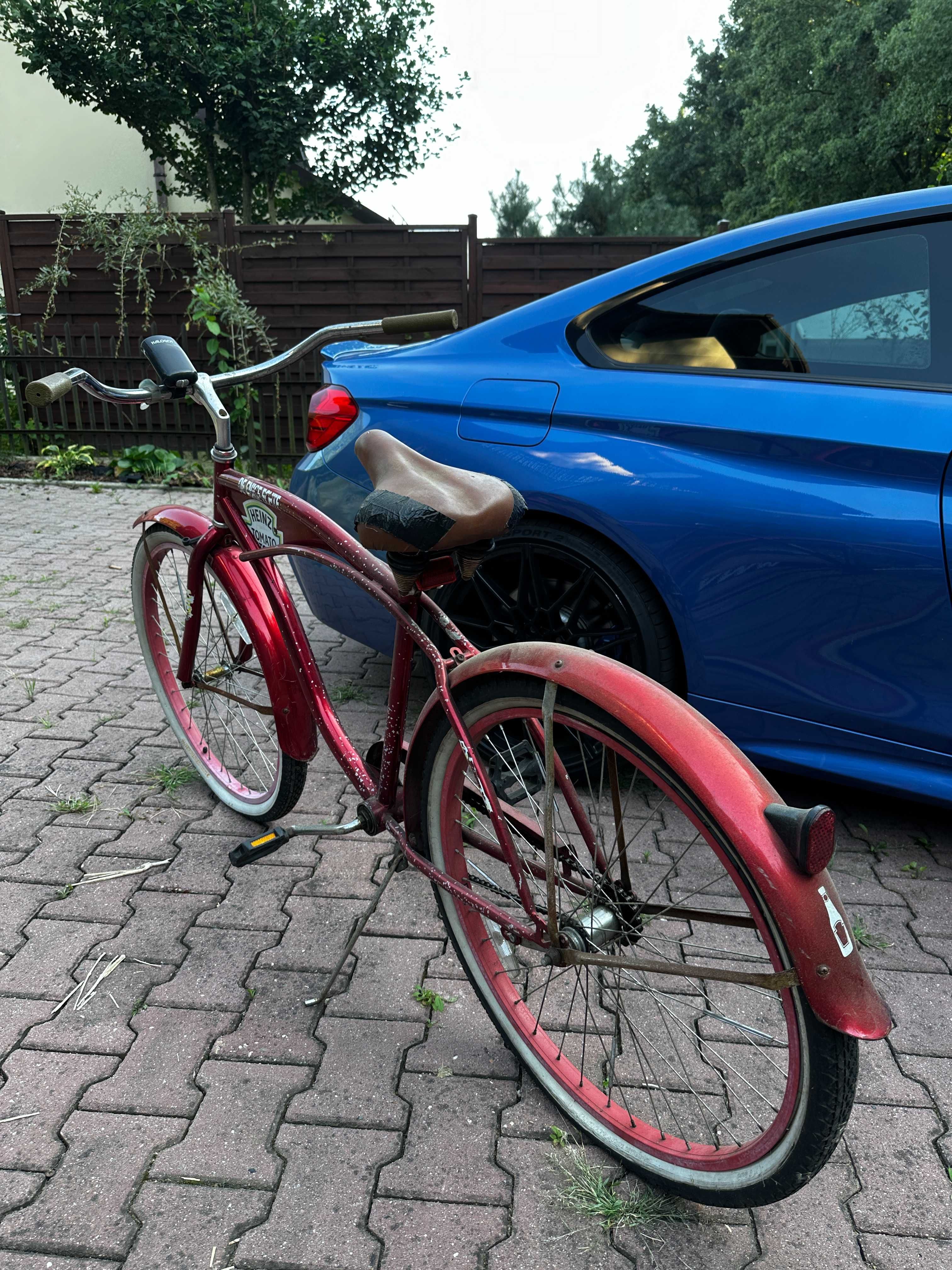 Rower oldschool vintage holenderka amerykański reklama heinz.