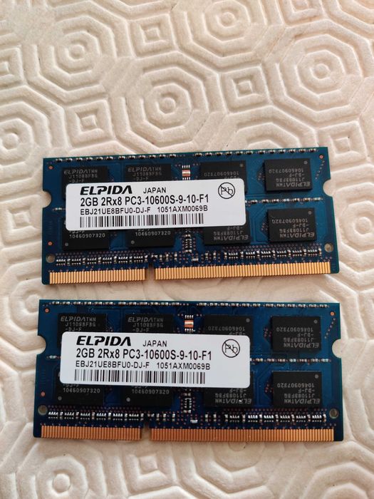 DDR3 RAM Memory 2GB 2RX8 PC3-10600S 133364585322320002120