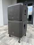 2x Electro Voice EKX 15SP