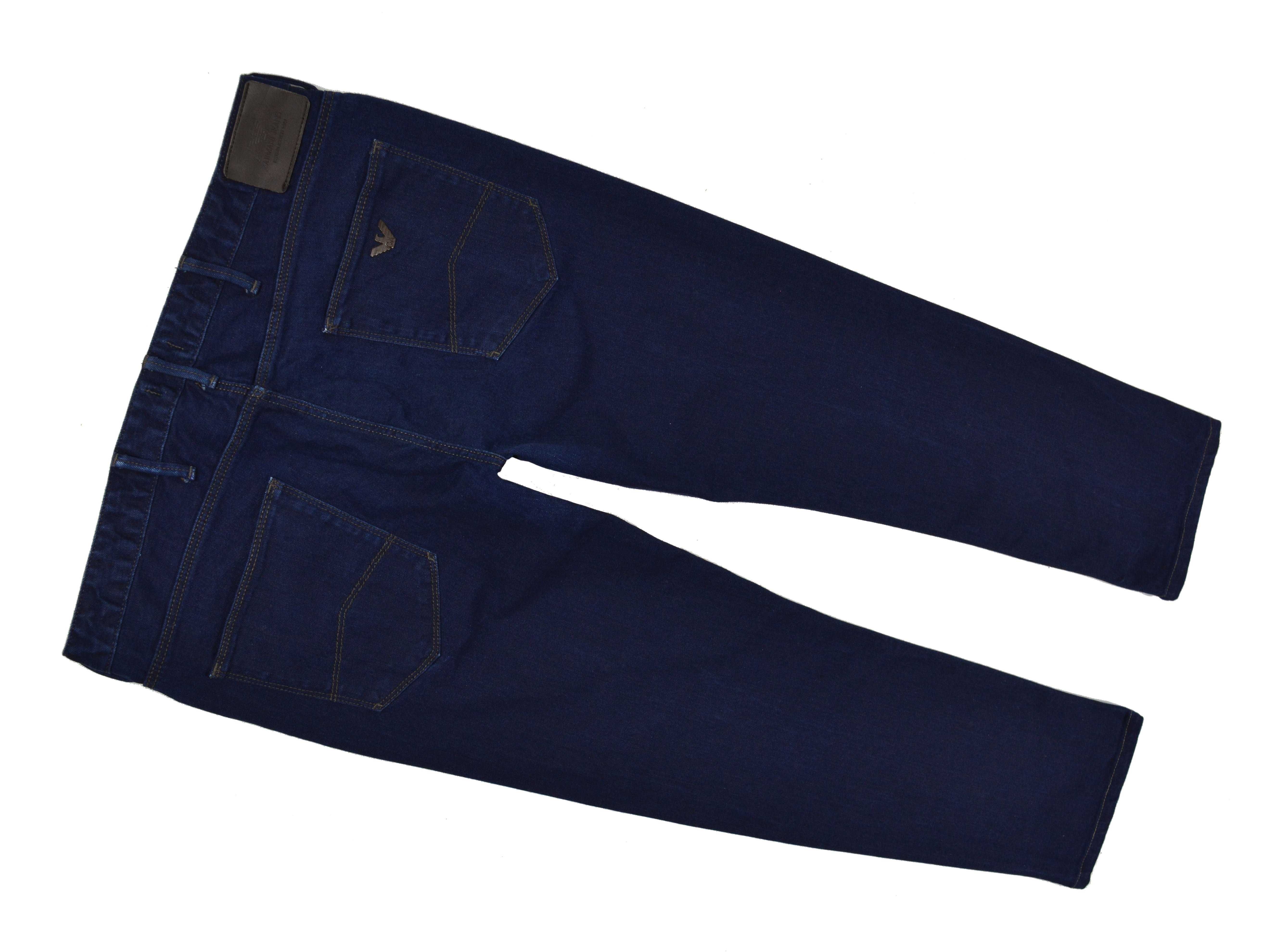 Armani Jeans J06 Slim Ciemne Jeansy Stretch W34 L30 34/30 pas:92