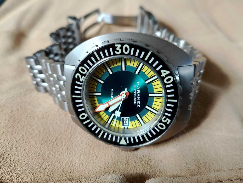 Zegarek Maranez Samui Diver titanium green