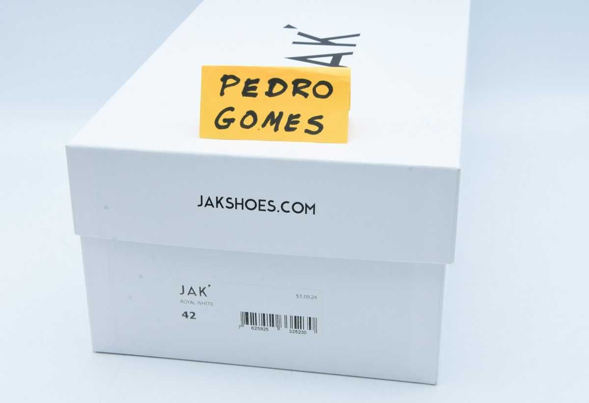 Tenis JAK Royal White NOVOS em pele proveniente oferta metade do valor