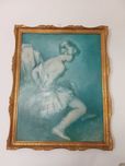 Quadro antigo A Bailarina, grandes dimensões, Lisboa
