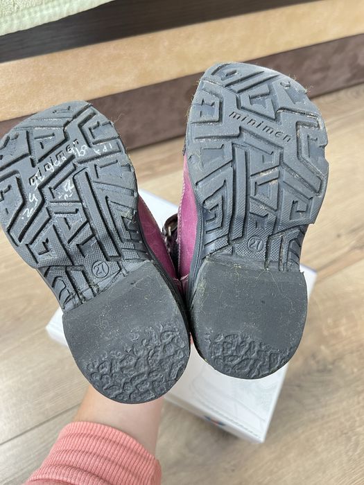 Зимові шкіряні чобітки Minimen 27 розмір (17,8 см)