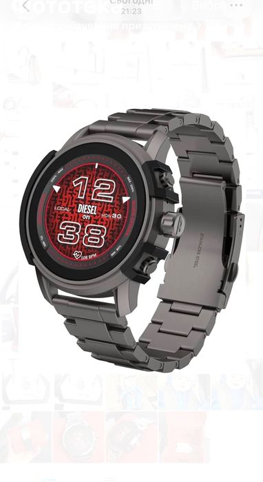 Diesel Griffed DZT2042 чоловічий смарт розумний годинник мужские часы