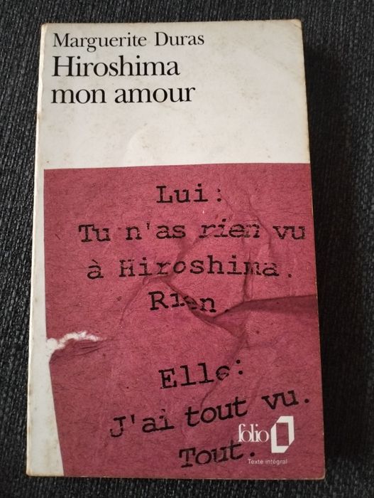 Livro Hiroshima Mon Amour - Marguerite Duras