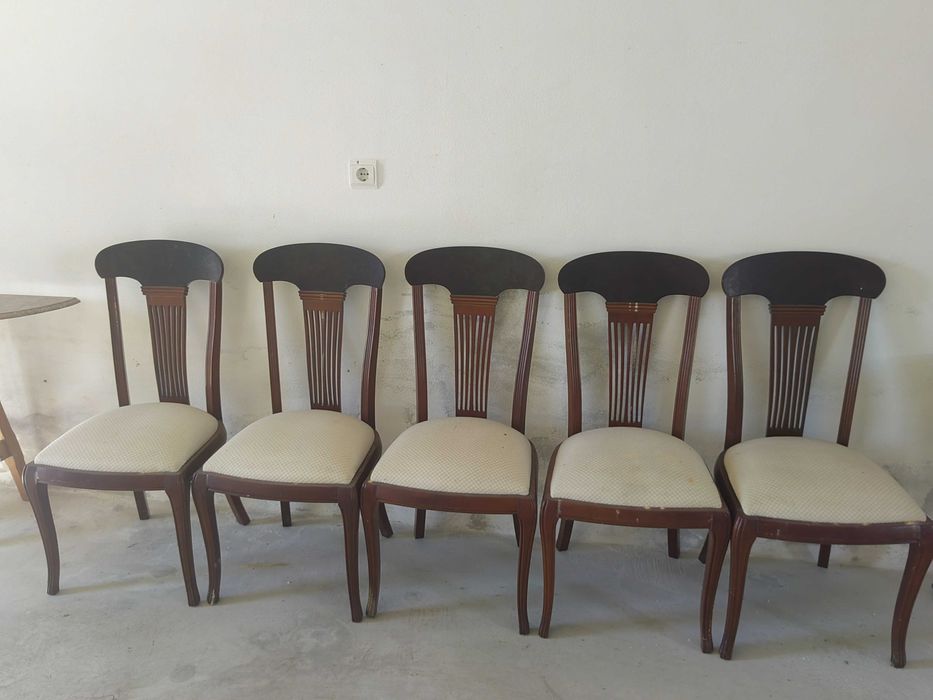 Conjunto de 5 cadeiras