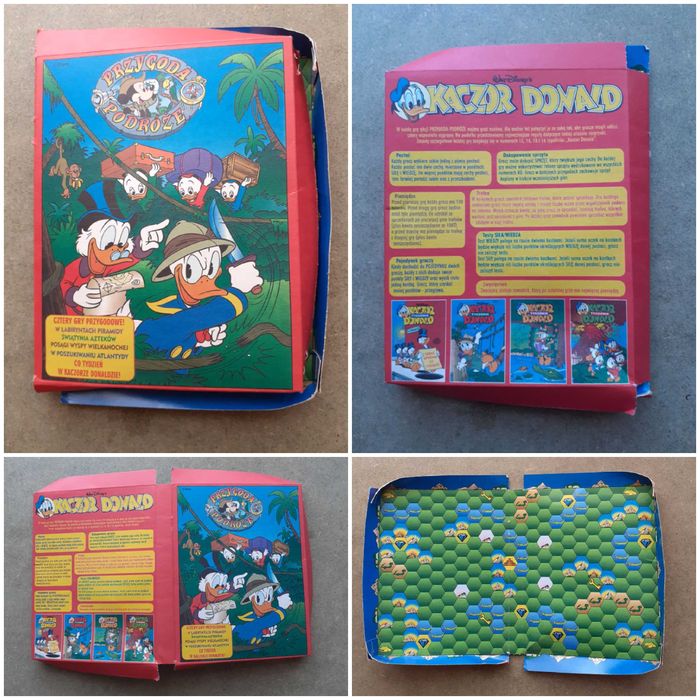 Kaczor Donald zestaw komiksy dodatek dodatki gry Przygoda podróże 1997