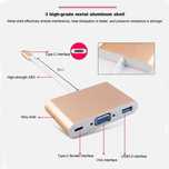 Type-c к VGA и USB 3.0 - Hub, Адаптер, Конвертер, Хаб 1080Р