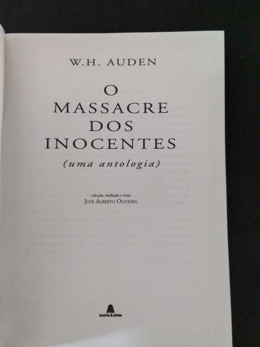 O Massacre dos Inocentes - W. H. Auden [Poesia Assírio e Alvim]