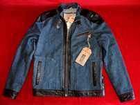 *MCS MARLBORO CLASSICS*. Kurtka Jeans/Skóra. (L)