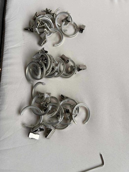 Piękny karnisz srebrny matowy 200 cm