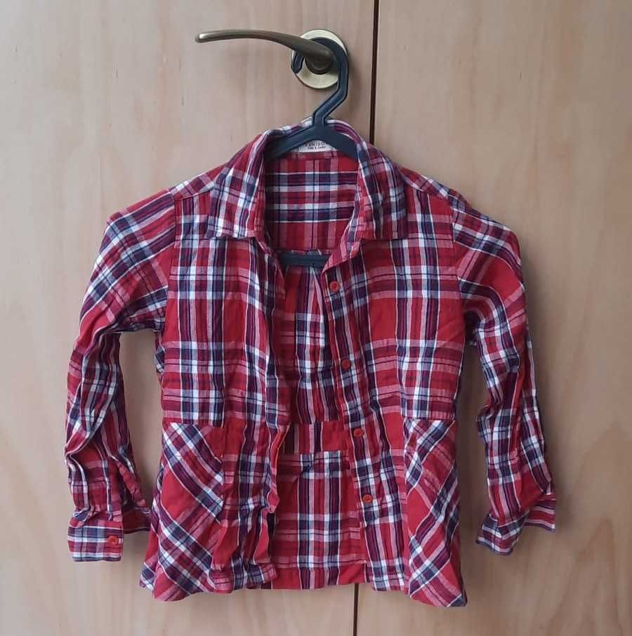 Camisa xadrez para criança
