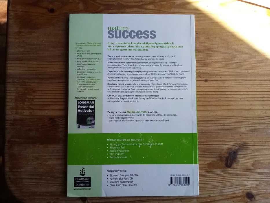 Matura Success. Pre-Intermediate Activator Pearson Longman