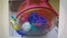 Fisher Price Ślimak Smakosz klocków