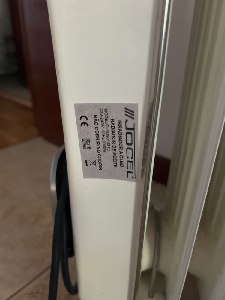 2 Aquecedor oleo jocel 6 e 8 barras