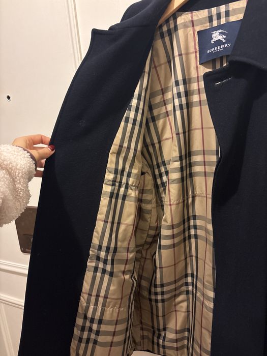 Sobretudo de Lã Burberry Homem