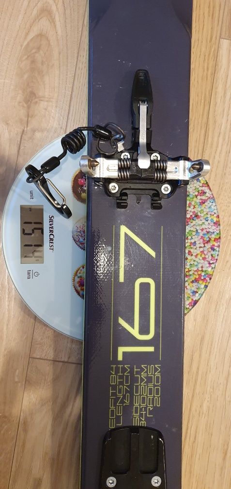 Zestaw Skitoury Narty Dynafit 84 167cm + Dynafit Superlite 150 + foki